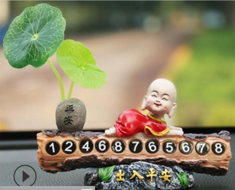 Bảng số ô tô cao cấp hình Tiểu tăng đáng yêu