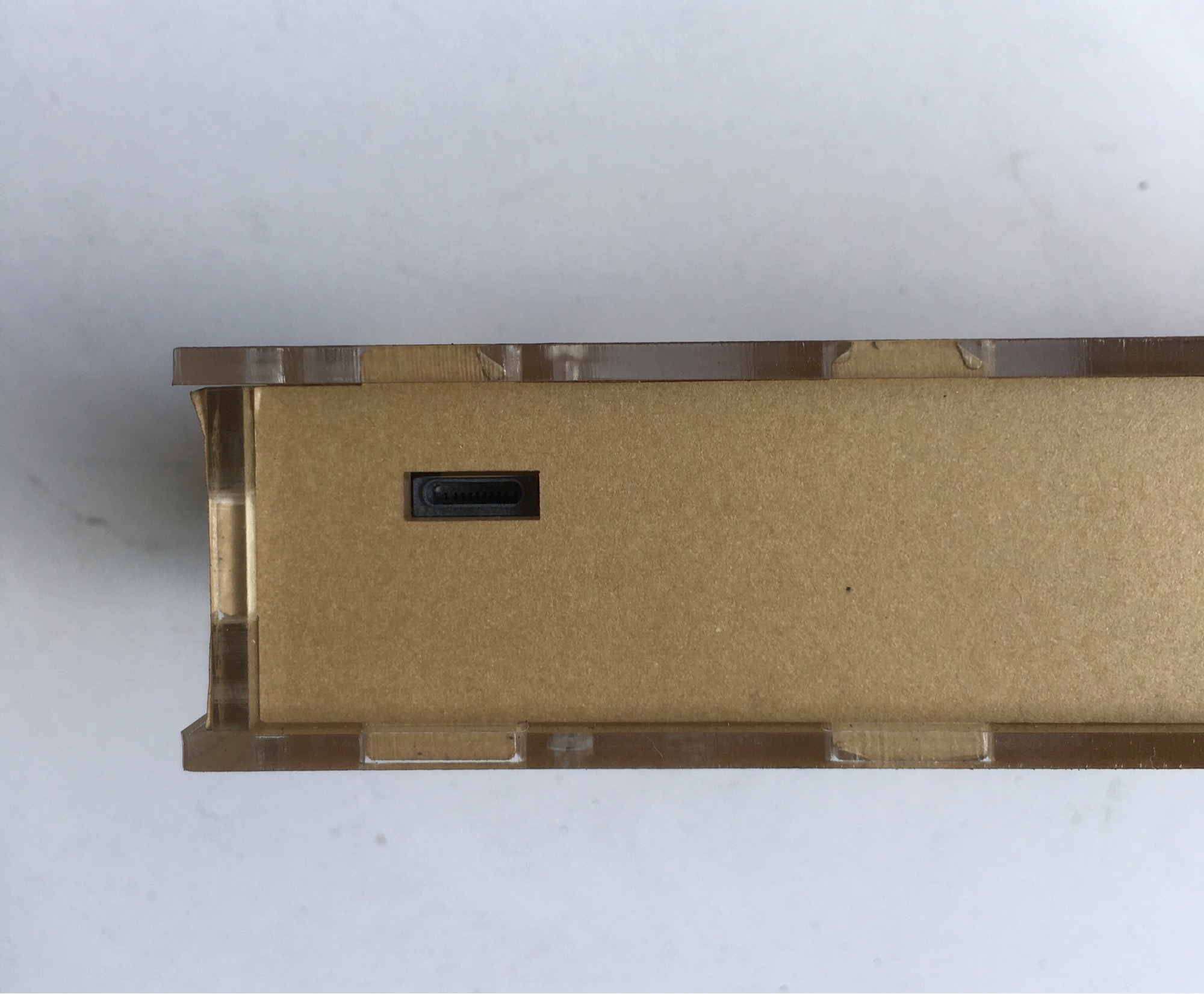 Box mica sạc dự phòng 4 cell 26650 -3 cổng sạc