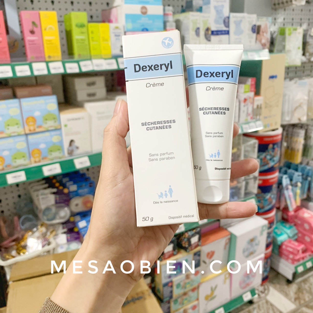 Kem dưỡng chống nẻ, chàm Dexeryl Pháp (50g)