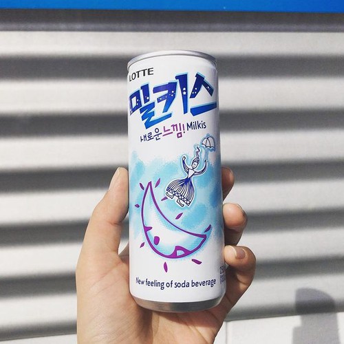 Nước soda sữa Milkis Lotte Hàn Quốc lon 250ml