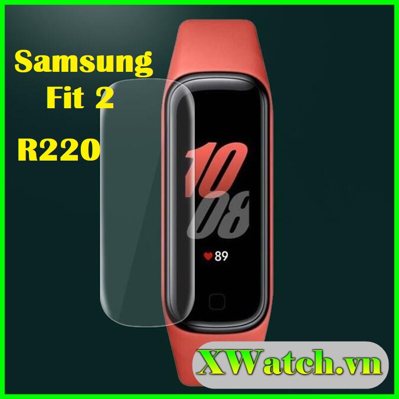 Miếng Dán Bảo Vệ Màn Hình Đồng Hồ Samsung Galaxy Fit 2 Sm - R220 Trong Suốt