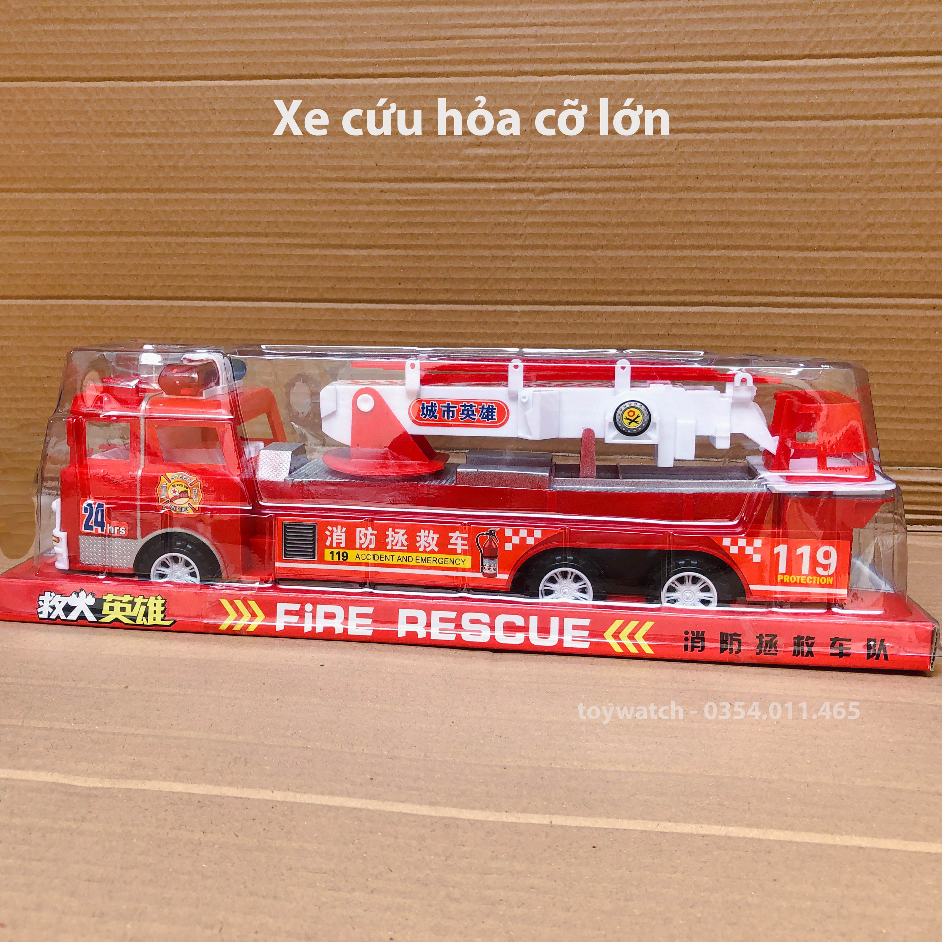 Đồ chơi xe cứu hỏa cỡ lớn cho bé shop iKidsZone
