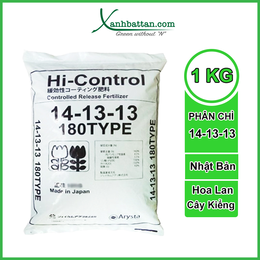 Phân Chì Nhật Cho Lan Hi-Control 14-13-13 Gói 1 Kg