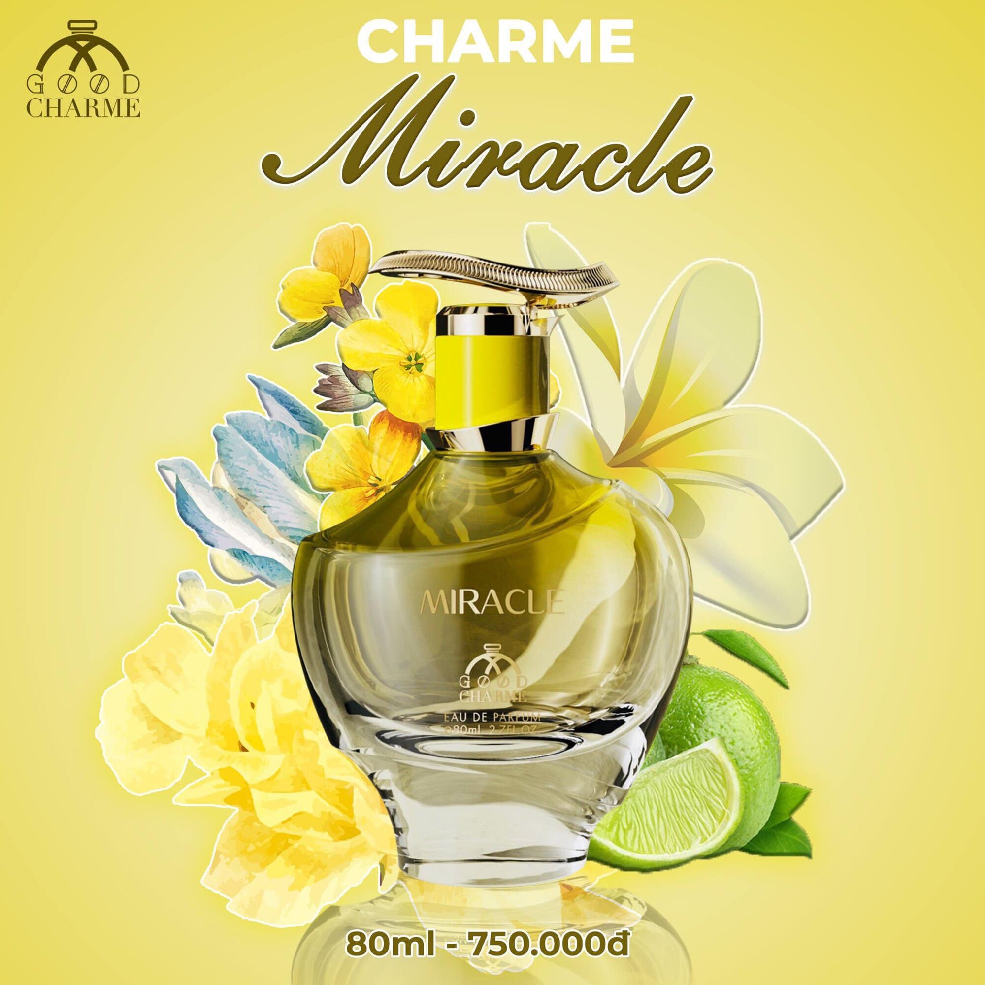 Nước hoa goodcharmee Miracle 80ml