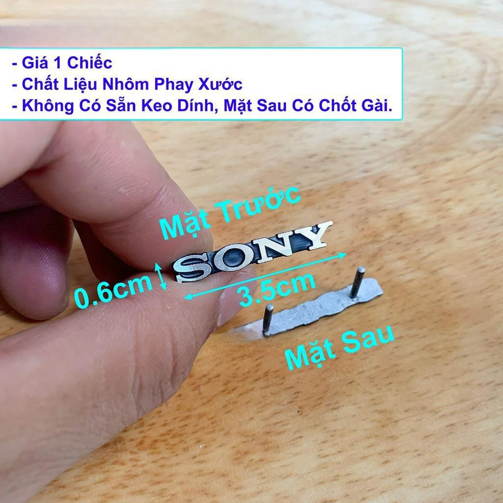 Tem loa nhôm sony có chân cắm, gắn loa amply, giá 1 tem