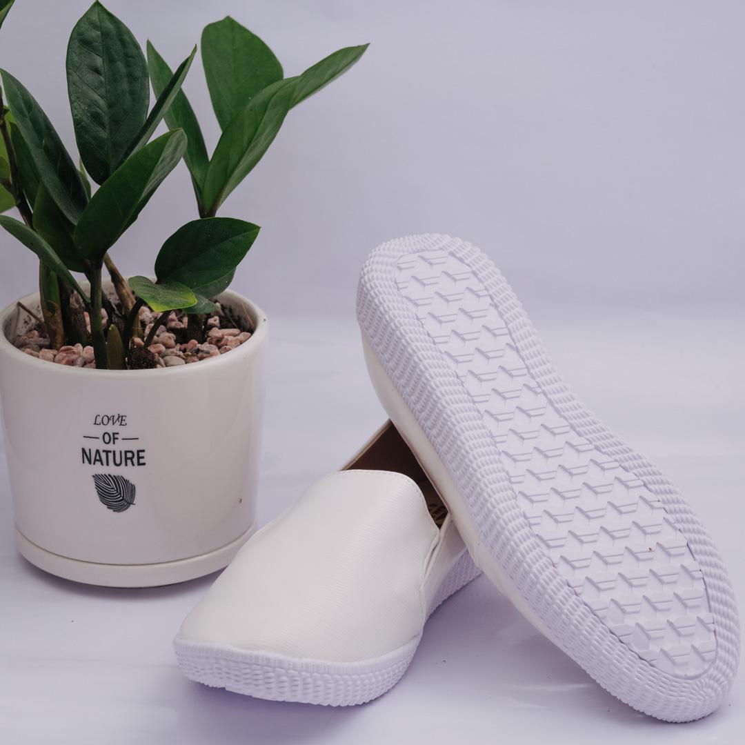 [HCM]GIÀY LƯỜI MÀU TRẮNG
