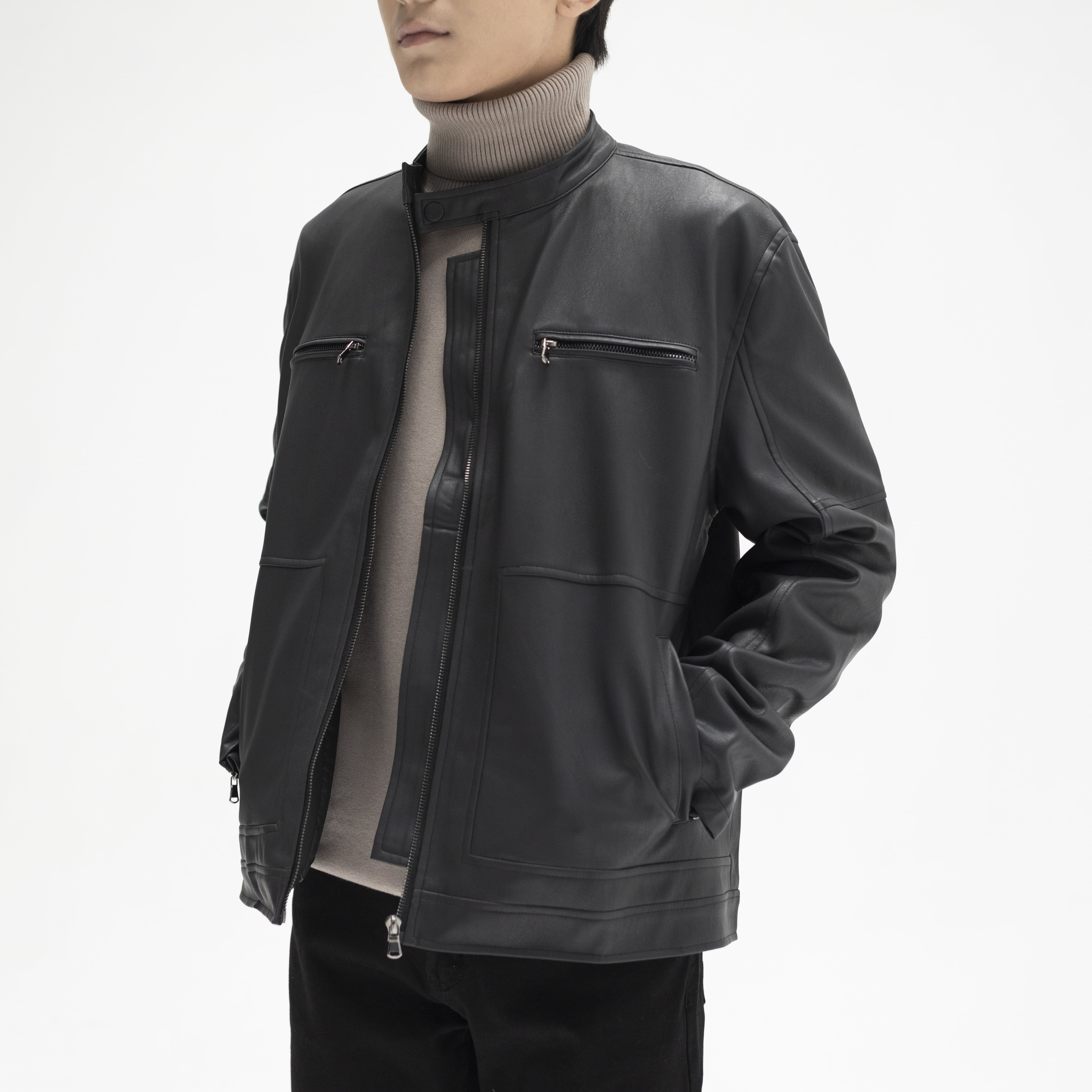 Áo Khoác Da Look Jacket