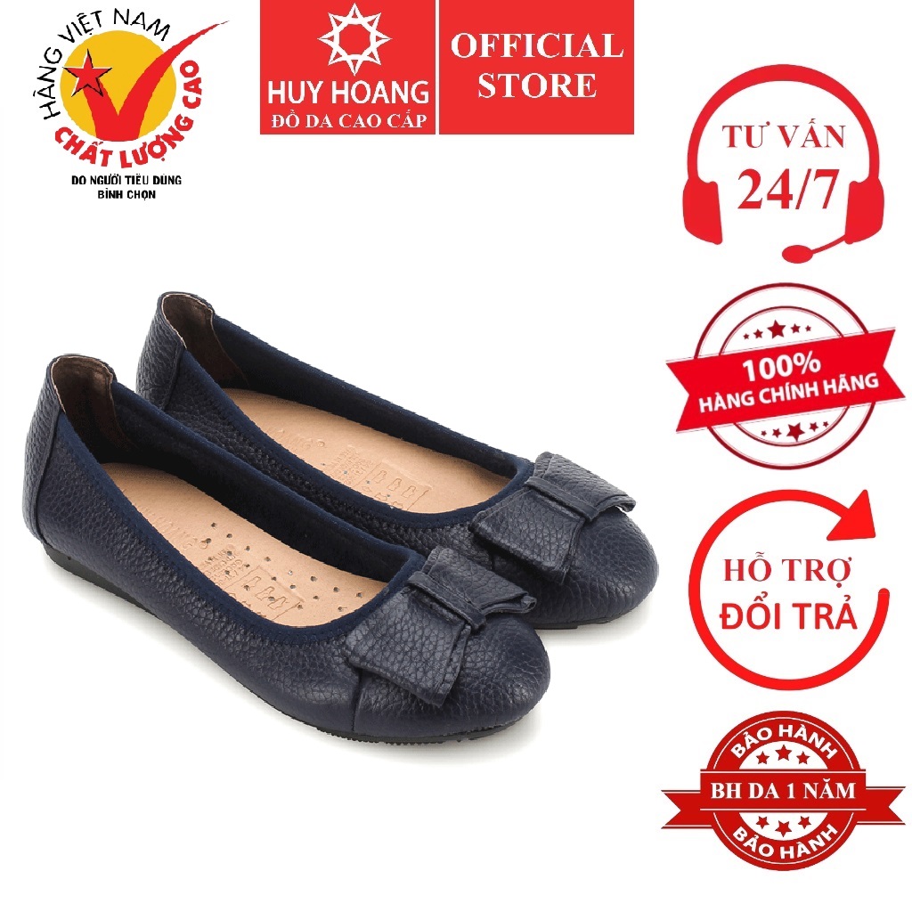 Shoes female doll cowhide splendor blue black HK7908