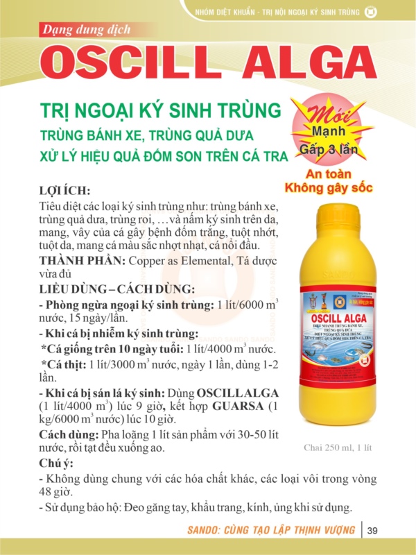 DIỆT KHUẨN OSCILL ALGA[ MUA 5 TẶNG 1] [SANDO]