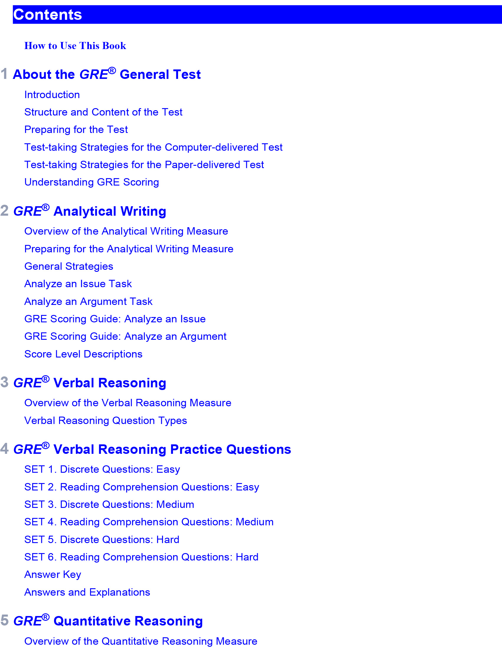 Sách The Official Guide to the GRE General Test - ACB Bookstore