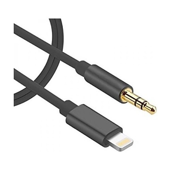 Cáp chuyển đổi cao cấp cổng Lightning sang cổng 3.5mm màu đen