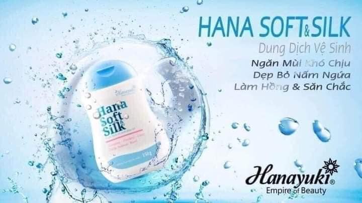 Dung Dịch Vệ Sinh Phụ Nữ Hana Soft&Silk Hanayuki