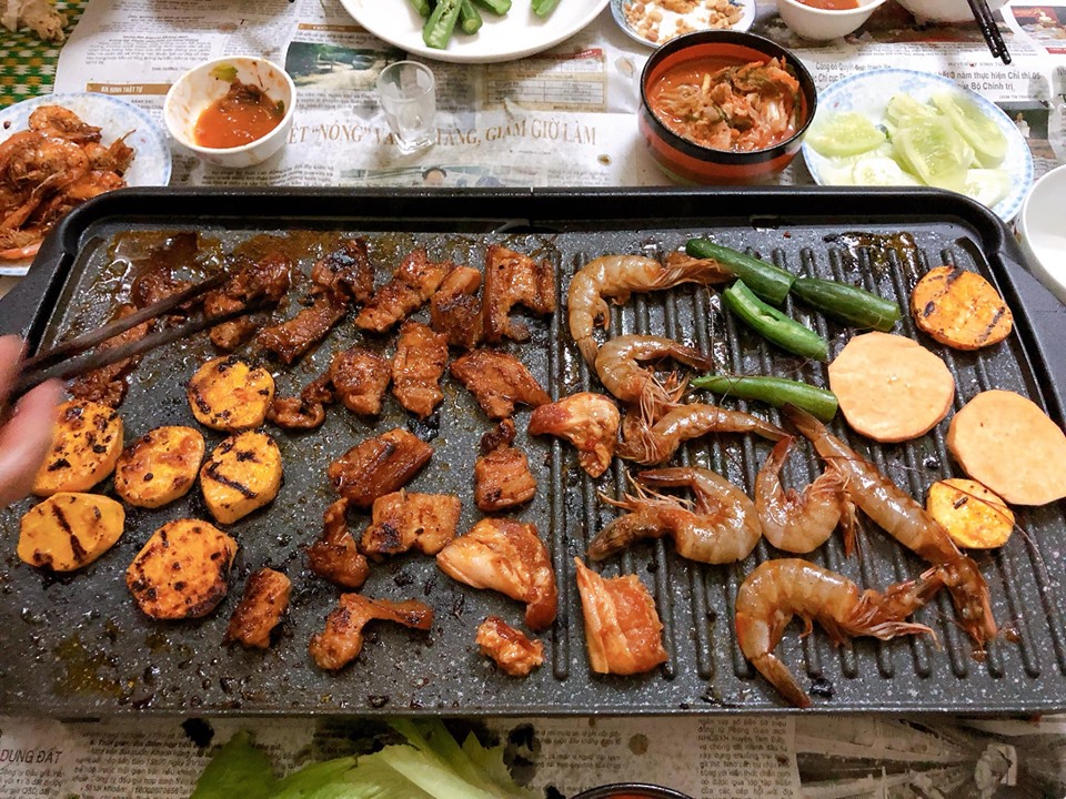 Vỉ Nướng Điện 2000W Lock&Lock Electric Grill Pan EJG231