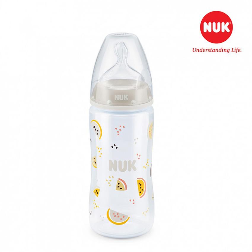 Bình sữa NUK PP 300ml bé 6tháng Hồng (ngẫu nhiên nếu hết màu)