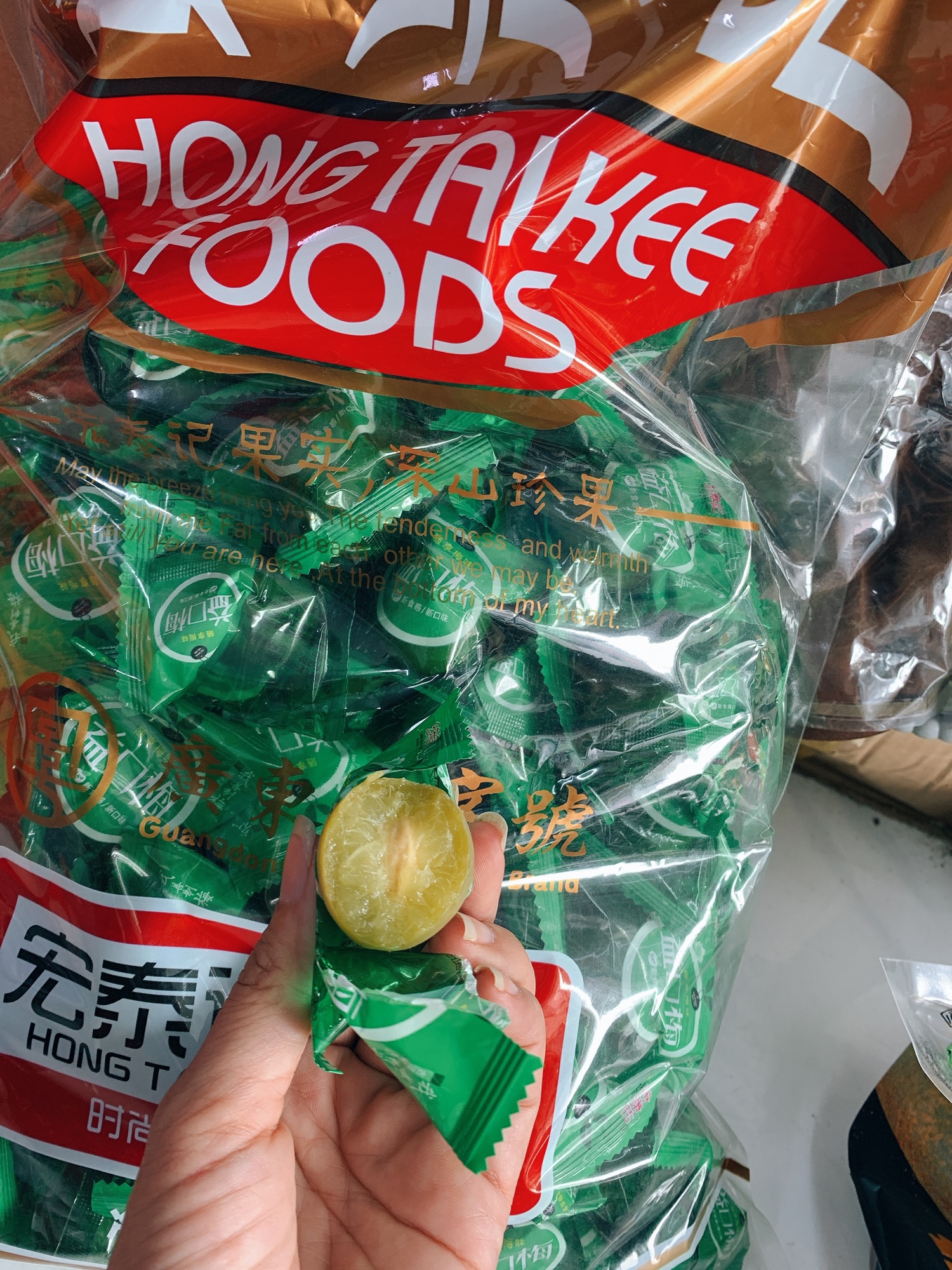 [HCM]Ô mai mận đào xanh 500gr