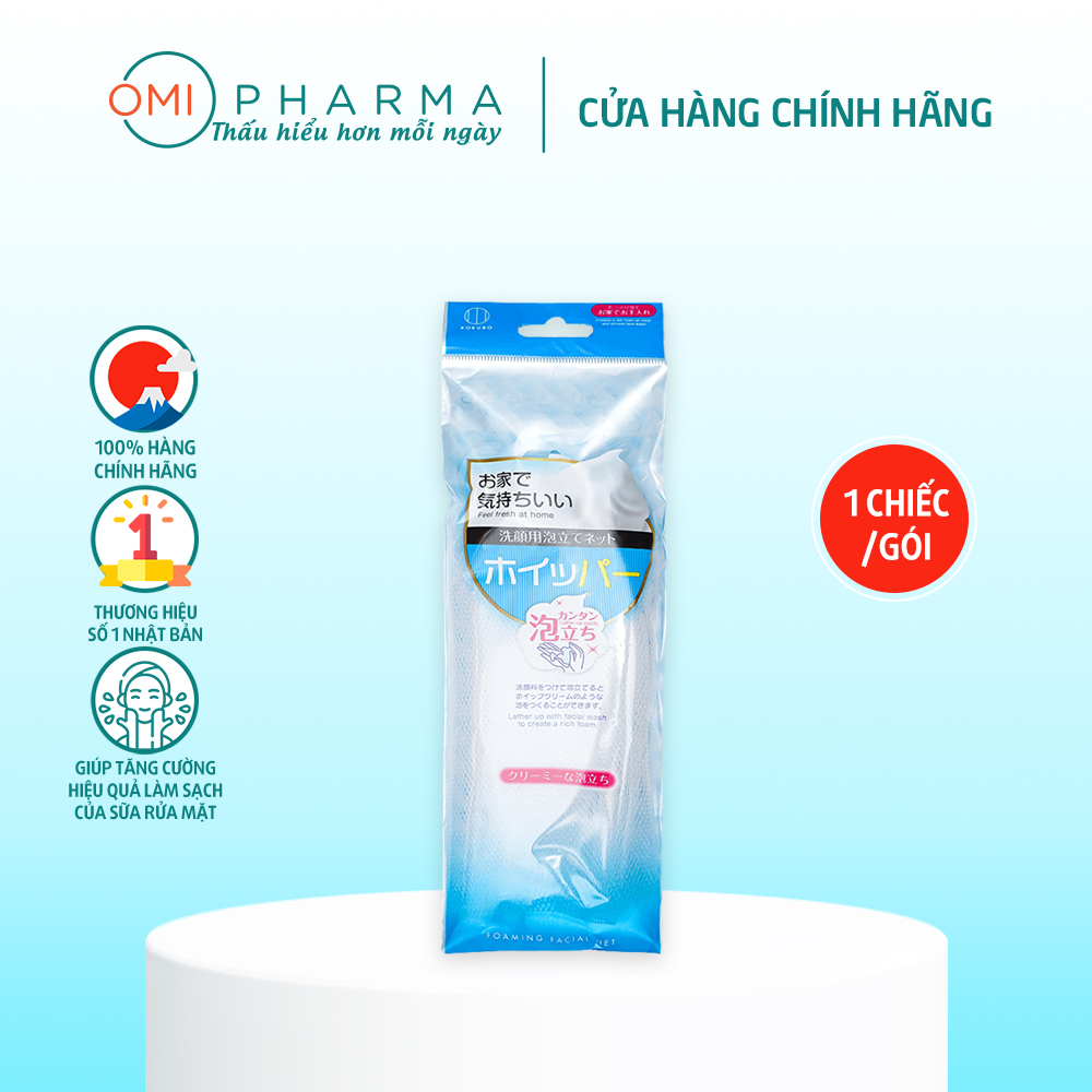 Lưới Tạo Bọt Mịn Rửa Mặt Kokubo S Select Nhật Bản (1 Chiếc/Gói)