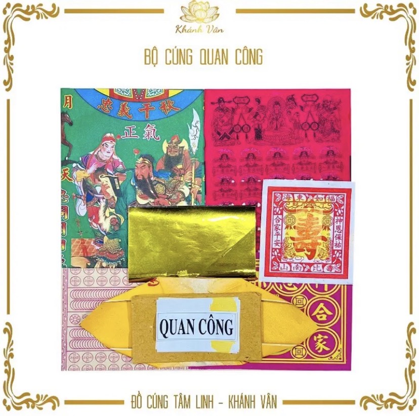 Giấy Cúng Quan Công ( Có Văn Khấn + ảnh Thật )