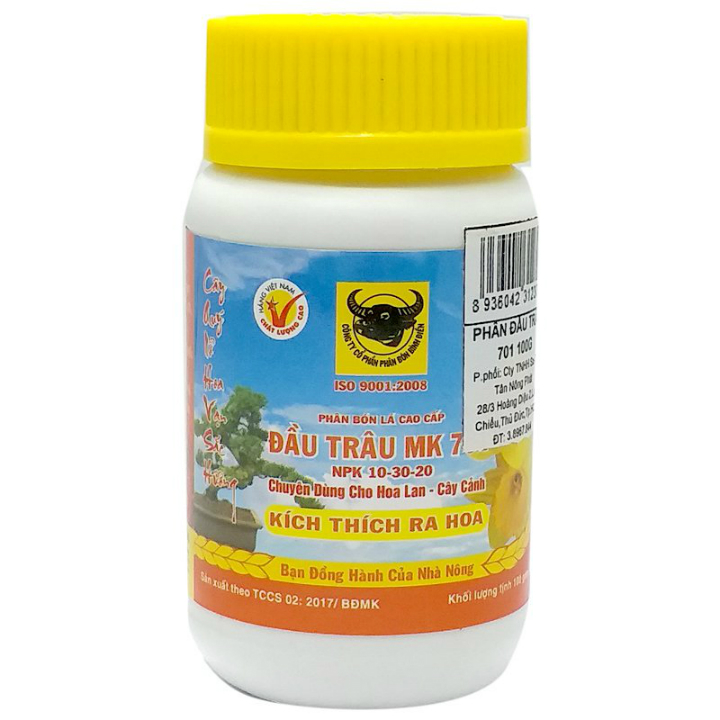 Phân bón lá đầu trâu 701 chuyên kích thích mầm hoa - ra hoa đồng loạt và giảm rụng cánh hoa | Phởms Market