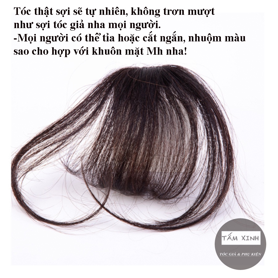 Mái thưa tóc thật hàng dệt tay cao cấp