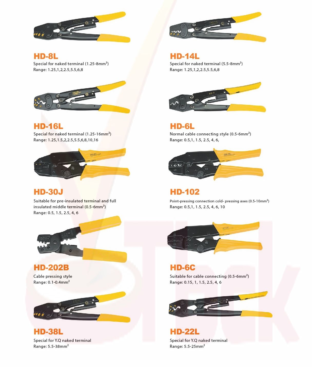 Kìm bấm cos HD-38L