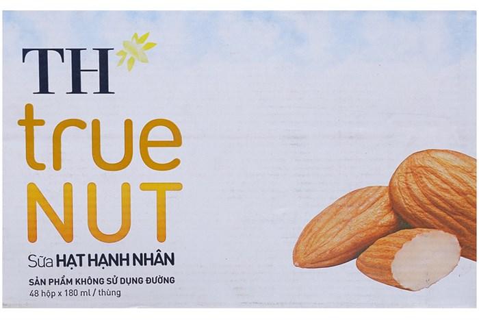 Thùng 48 Hộp Sữa Hạt Hạnh Nhân TH True NUT 180ml