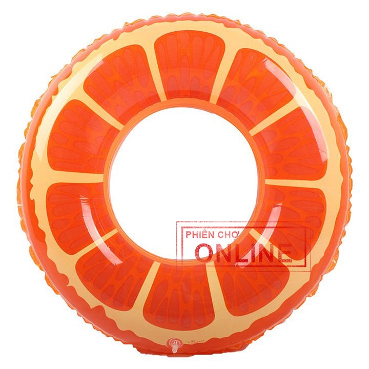 PHAO BƠI TRÒN HÌNH QUẢ CAM