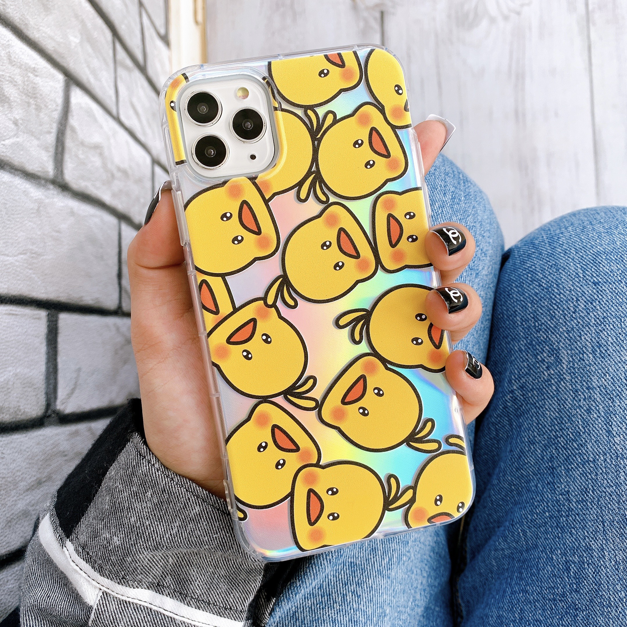 Ốp Lưng Silicon Chống Sốc Ducky ( Kèm Miếng Phản Quang )