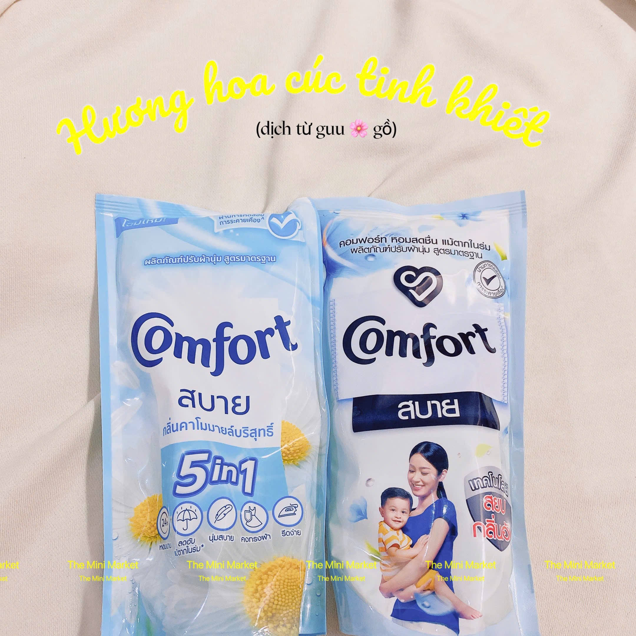 Combo 3 Bịch Nước Xả Comfort Thái Lan 500ml