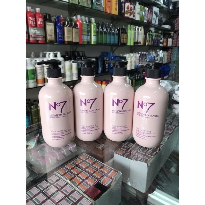 [HCM]Kem ủ tóc phục hồi N7 Keratin Protein mềm mượt 500ml