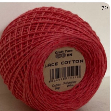 SỢI LACE COTTON BẢNG MÀU 2