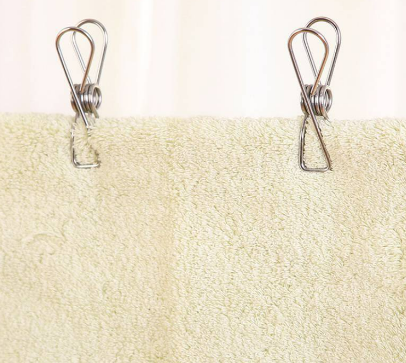 10 kẹp inox 304 phơi quần áo (kẹp sợi)