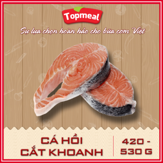 HCM - Cá hồi cắt khoanh (420-530g) - Thích hợp với các món lẩu, kho tộ, sốt, salad,... - [Giao nhanh TPHCM] thumbnail
