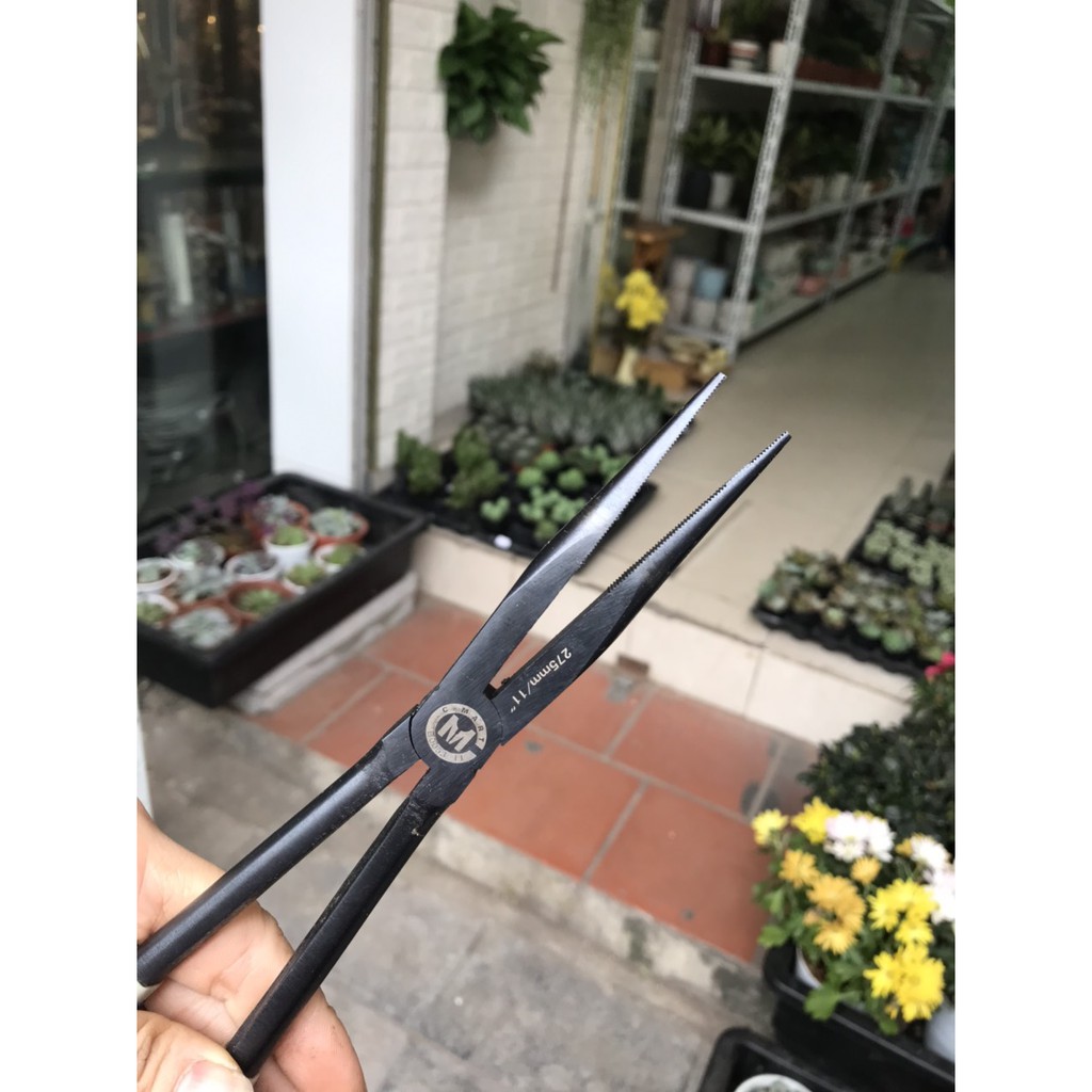 Kìm nhọn dài miệng thẳng 27,5cm/11'' C-MART B0051-11