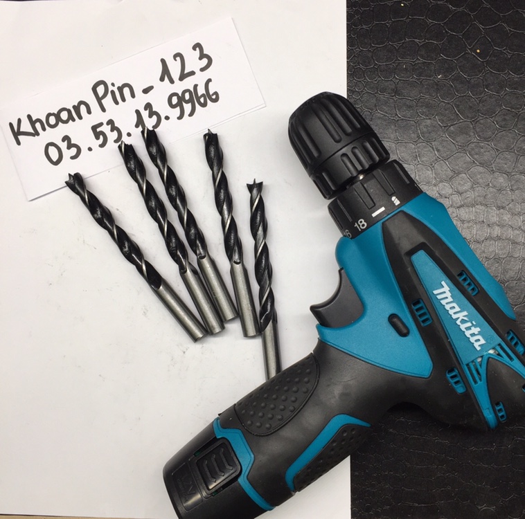 Mũi khoan gỗ bằng thép gió size 6mm