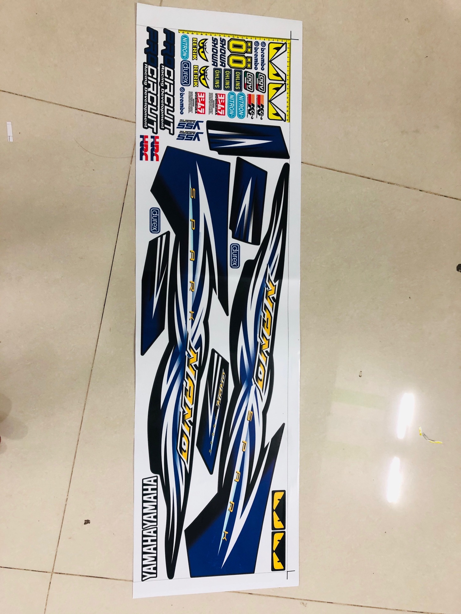 Tem rời Sirius spark nano xanh đen