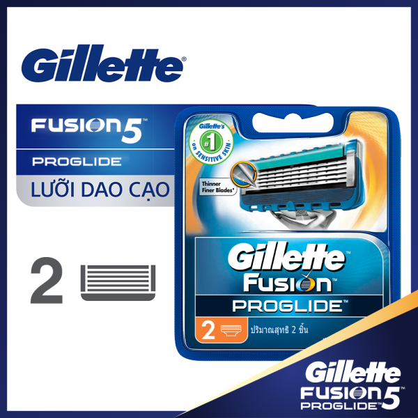 Lưỡi dao cạo râu Gillette Fusion Proglide ( 2 lưỡi/vỉ ) nhập khẩu
