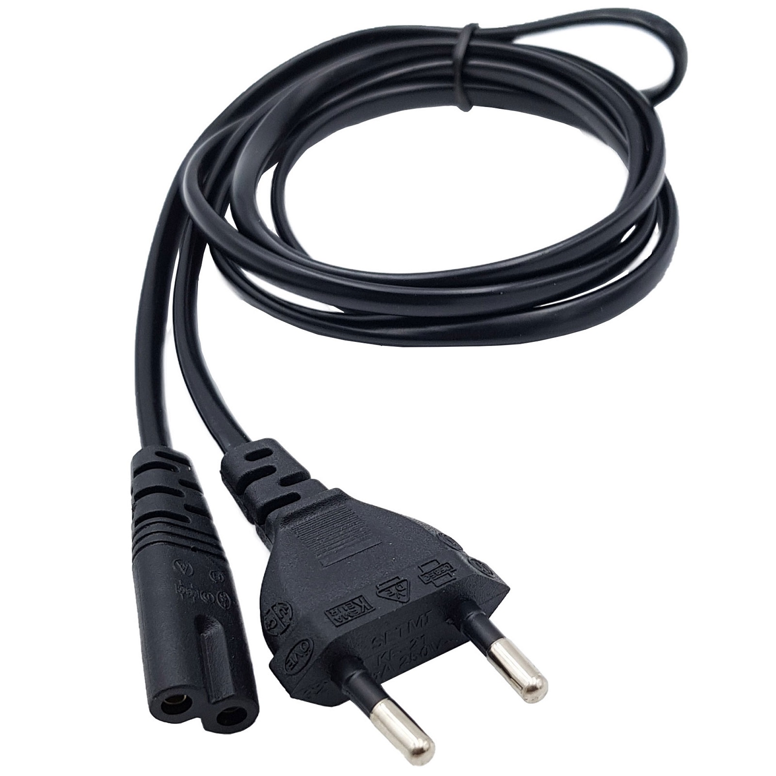 Dây điện Dây nguồn AC đuôi số 8 phích cắm tiêu chuẩn 2 chấu