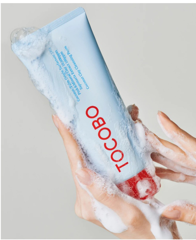 [Nhacuabeautyholic] Sữa rửa mặt đất sét TOCOBO COCONUT CLAY CLEANSING FOAM