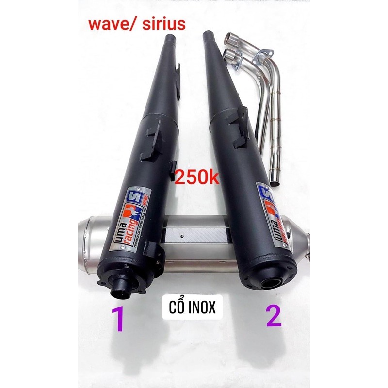 Pô tăng Uma. bô mẫu zin gắn xe  sirius cud wave exciter blale rsx sirius fi winner sonic ex135 ex150 tháo lắp  như zin
