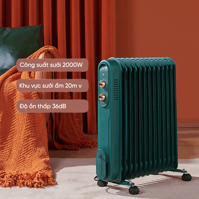 Máy sưởi dầu tức thì jiwu jy-yt14-13