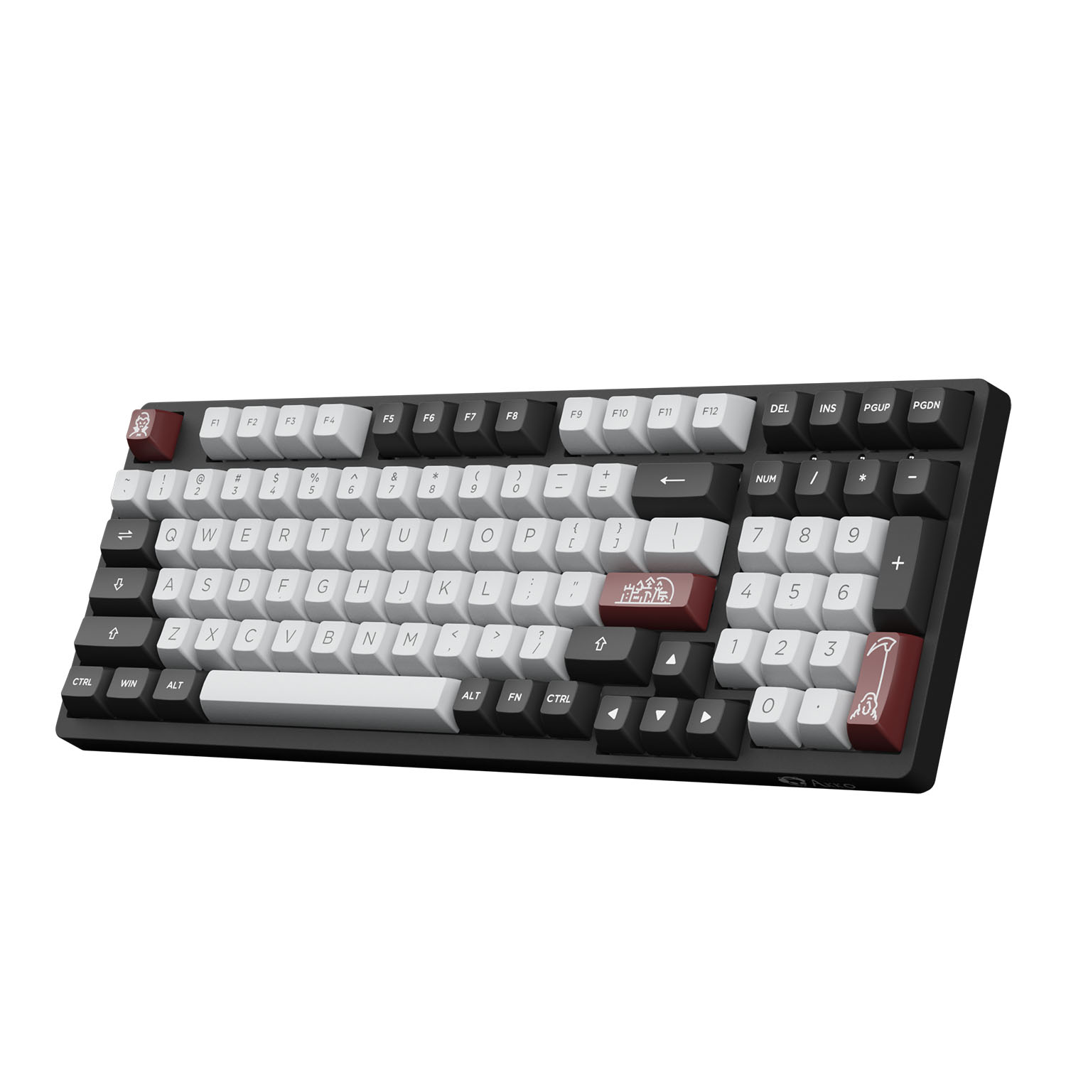 Bàn phím cơ AKKO 3098N Multi-modes Dracula Castle (Bluetooth 5.0 / Wireless 2.4Ghz / Hotswap / Foam tiêu âm / Foam đáy / TTC switch)