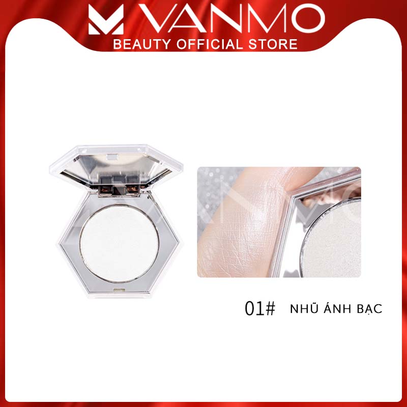 Phấn Bắt Sáng Highlight Hiệu Ứng Da Căng Bóng Hộp Kim Cương Chất Lượng Cao