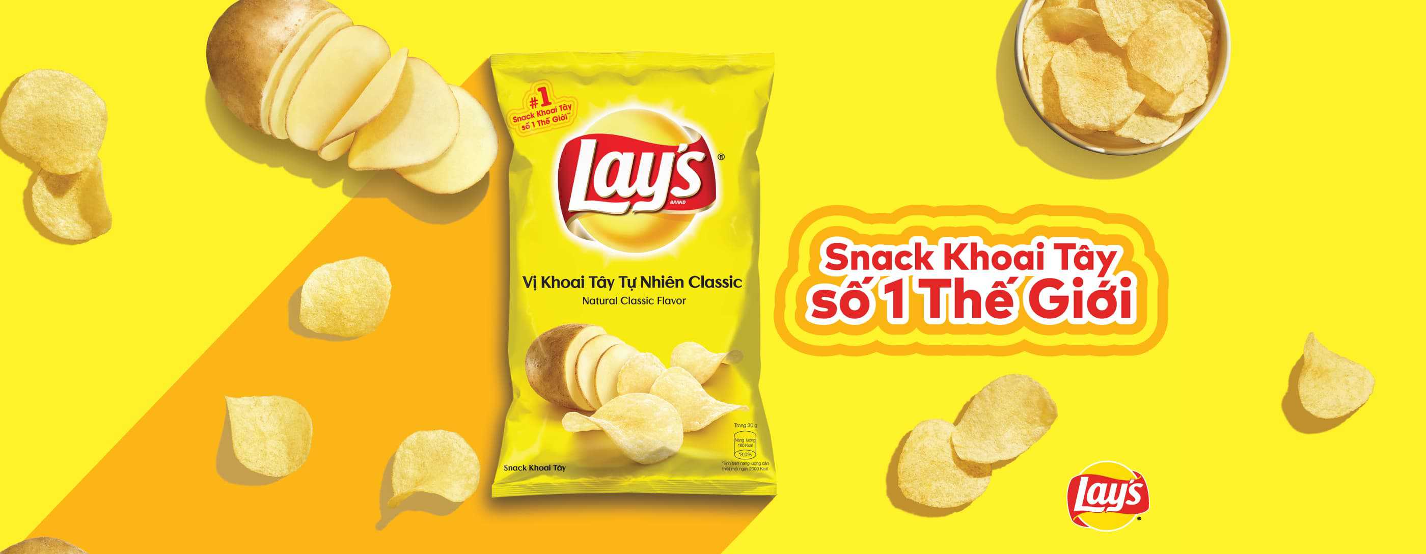 Snack Lay's đủ vị 30g