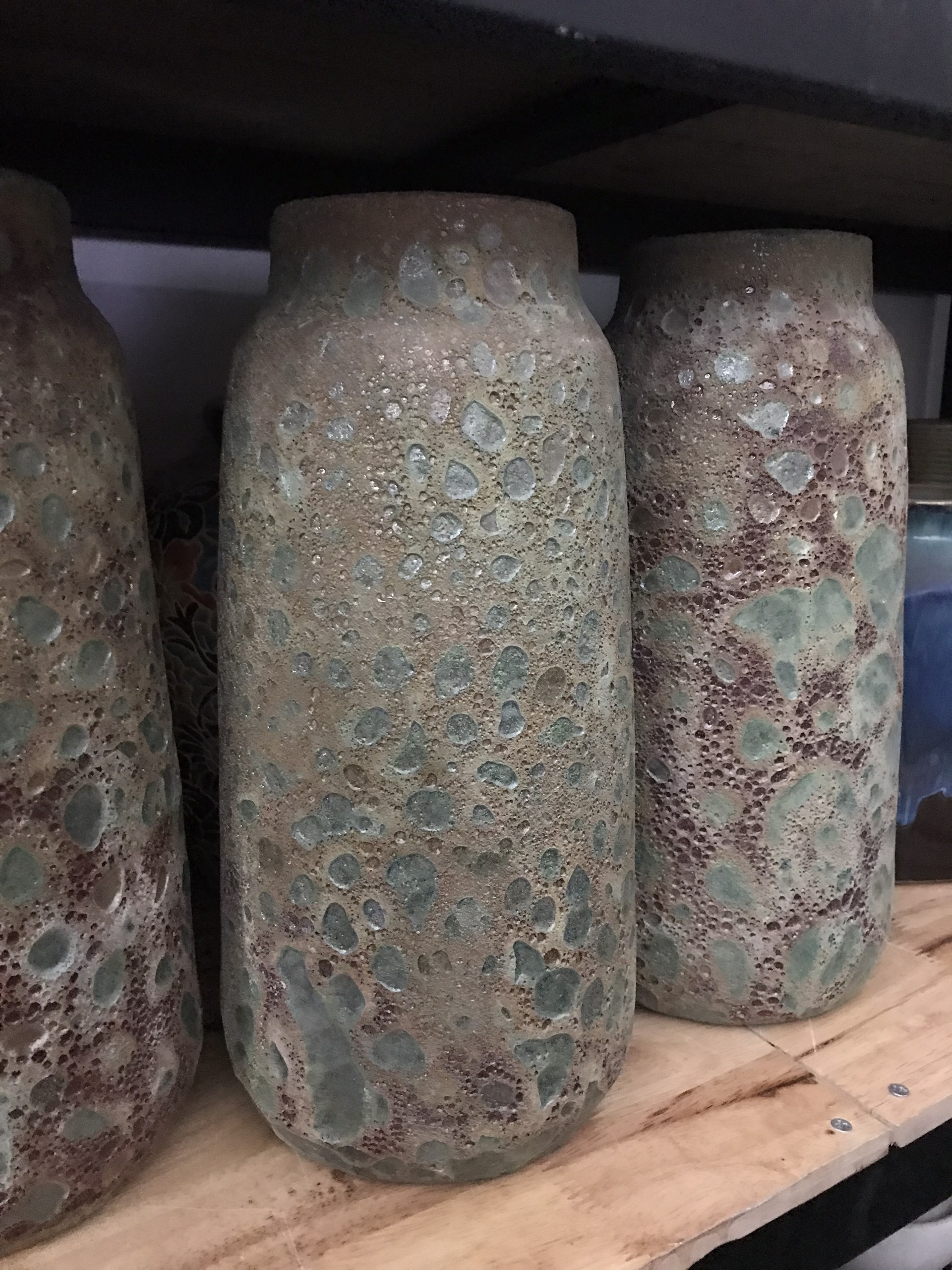 BÌNH HOA ATLANTIC GỐM SỨ MEN SÔI CẮM HOA TRANG TRÍ DECOR