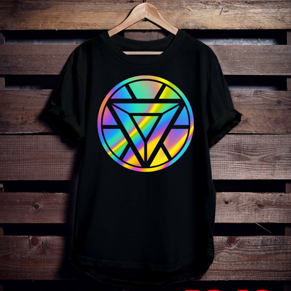 [HCM]Áo thun TAY NGẮN phản quang 7 màu logo (CHỤP FLASH)(TAY LỠ IB)