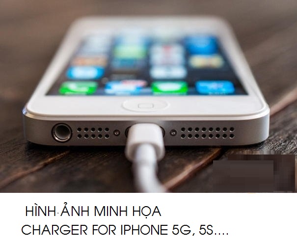 [HCM]BỘ SẠC IP 5/5s/6/6s/6plus/6s plus  DÒNG ĐIỆN 5V-1A