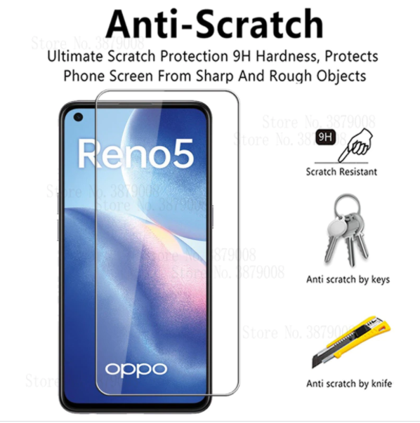 MIẾNG DÁN MÀN HÌNH CƯỜNG LỰC OPPO RENO5 , RENO5 MARVEL ,  RENO5 5G