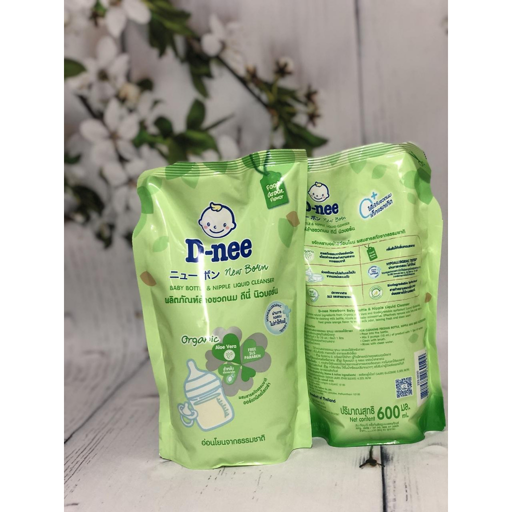 Nước rửa bình sữa Dnee Thái Lan ( Chuẩn tem Đại Thịnh ) túi 550ml hết mùi hôi