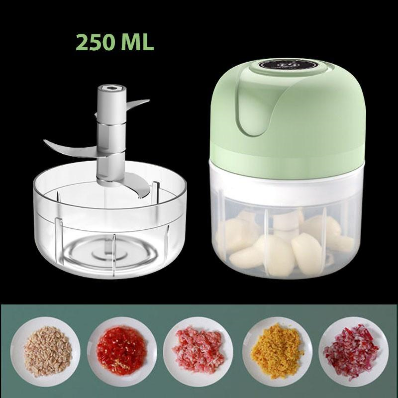 Máy Xay Tỏi Ớt Mini 250ml Tích Điện