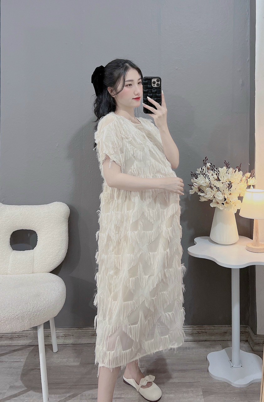 Đầm bầu -váy bầu siêu xinh dáng suông thời trang công sở